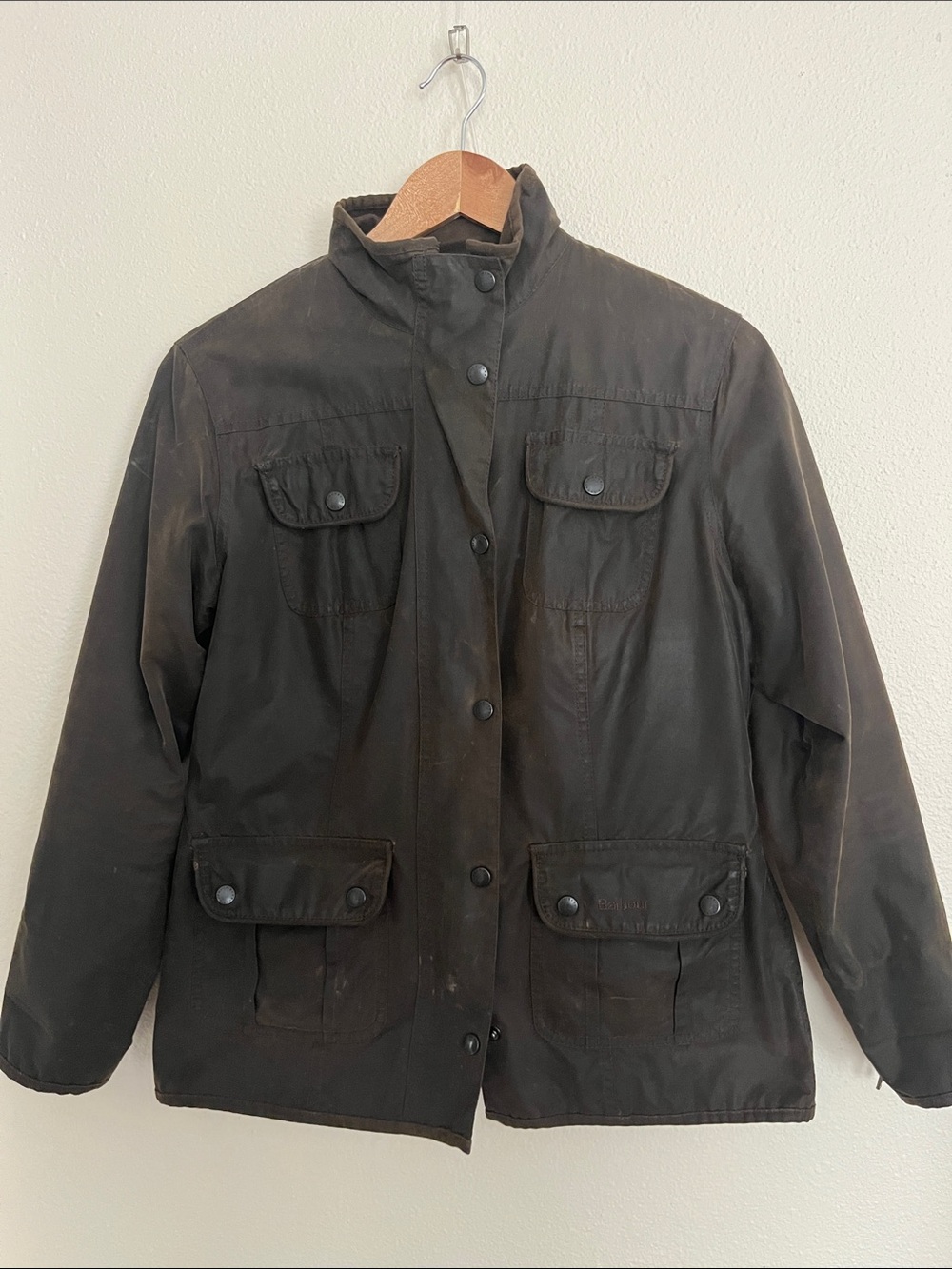 Genuine Barbour Waxed Cotton Field Jacket - Picture 3 of 5